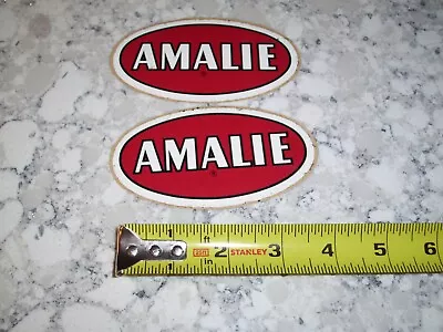 Vintage Amalie Oil Stickers (2) Good Condition • $4.95