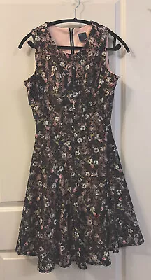 Gabby Skye Sleeveless Laced Multi Color Dress 12 ~ EUC • $11