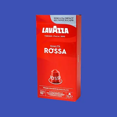 £18.82 • Buy Lavazza Espresso Qualita Rossa Pods, 12/13 Intensity, 10 Capsules, Free Shipping