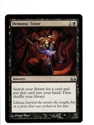 $43.99 • Buy MTG Demonic Tutor X1 NM Duel Deck: Divine Vs Demonic Magic The Gathering