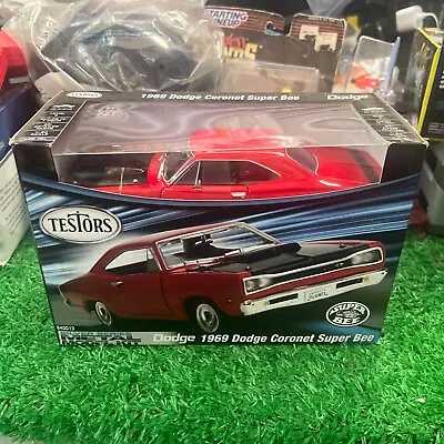 Motor Max 1:24 Scale 1969 Dodge Coronet Super Bee Red DieCast Metal Car NEW • $29.99