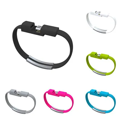 Bracelet USB Charging Cable Data Cord Line Sync For IPhone Android Type C F+ • $3.15