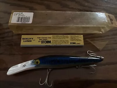 Vintage Storm Big Mac Blue Mackerel DR44 Fishing Lure 7 Inches • $12