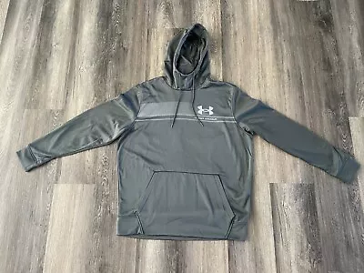 Men's Under Armour Light Grey Hoodie Size Medium • $15