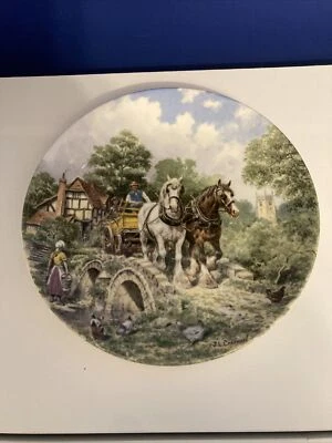 £4.99 • Buy Wedgewood Life On The Farm  Off To Work  Plate By John L Chapman 1988 No. 7502 H