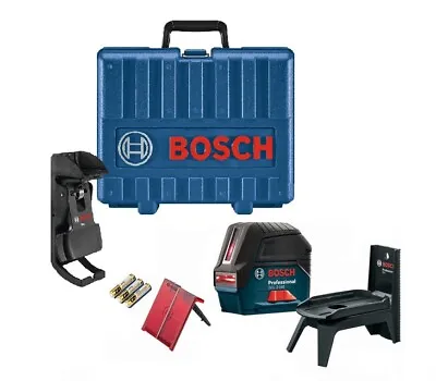 Bosch GCL 2-160 Cross-Line Laser W/ Plumb Points And Hard Case • $198