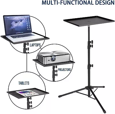 $44.90 • Buy Aluminium Universal Tripod Stand For Laptop/Projector/Tablet, Height Adjustable 