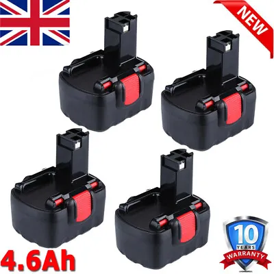 £17.99 • Buy 4 Pack 4.8Ah Battery For Bosch 14.4V BAT140 BAT038 BAT040 2607335533 PSR1440 UK