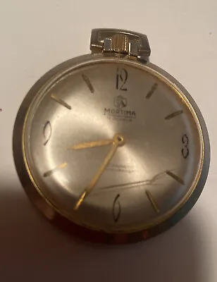Vintage Mortima Automatic  17Jewel Pocket Watch Runs • $33.99