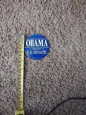 2004 Barack Obama Illinois US Senator Political Campaign Pinback Button DEMOCRAT • $40