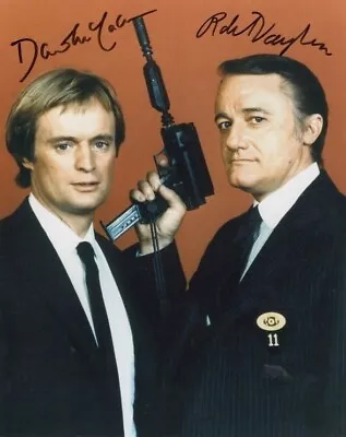 ROBERT VAUGHN AND DAVID McCALLUM IN PERSON SIGNED PHOTO FROM THE MAN FROM UNCLE • $245
