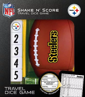 MasterPieces - Pittsburgh Steelers - NFL Shake N' Score Dice Game • $19.99