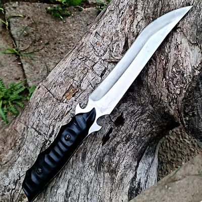 COLUMBIA Fixed Blade Knife Large Bowie Camping Survival Pocket Hunting Knife • $39.99