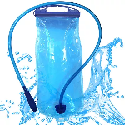 1.5/2/3L Cycling Running Foldable Water Bag Sport Hydration Bladder For Camping • $19.79