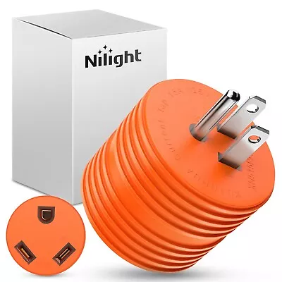 Nilight 15 Amp To 30 Amp RV Power Adapter 110 Volt Heavy Duty RV Plug • $9.99