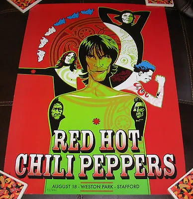 $19.99 • Buy RED HOT CHILI PEPPERS Concert Gig Poster Print STAFFORD 8-18-01 2001