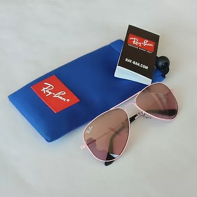 JR Kids Ray-Ban Sunglasses RJ 9506-S 211/7E  52-14 125 Pink  • $100