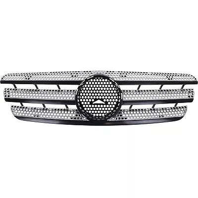 Grille For 2003-2005 Mercedes Benz ML350 2002-2005 ML500 Silver Plastic • $83.30