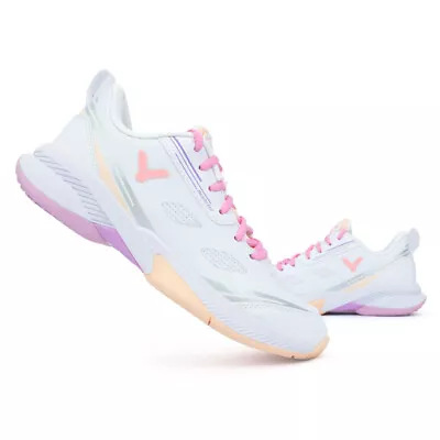 Victor A610F III Badminton Shoes Women's Indoor Shoes Volleyball Pearly White • $152.01