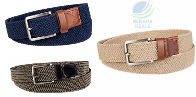 Tommy Bahama Men's Stretch Casual Woven Braded Belt • $20.95