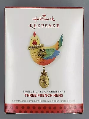 Three French Hens 3rd In Hallmark Twelve Days Of Christmas Series 2013 • $9.99