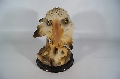 Bald Eagle Bird With Young Eaglets Head Statue Possibly Mill Creek Studios • $23.61