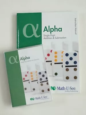 Math-U-See Alpha Instruction Pack Instruction Manual & DVD Demme Learning • $50