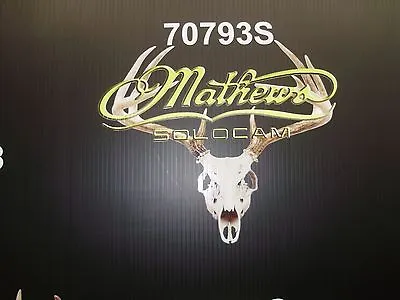 Mathews European Mount Picture  Decal  Die Cut 10  X 8  Part Number 70793s • $20