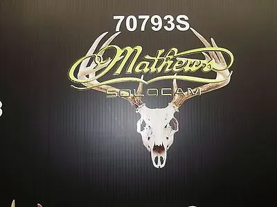 Mathews European Mount Picture  Decal  Die Cut 16  X 14  Part Number 70793L • $22