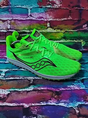 Saucony Kilkenny XC9 Golf Neon Green Shoes Women’s Size 9.5 Cleats NO SPIKES • £45.12