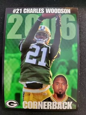 2006 Green Bay Packers Police Charles Woodson NAVIGATOR PLANNING #5 Card • $1.99