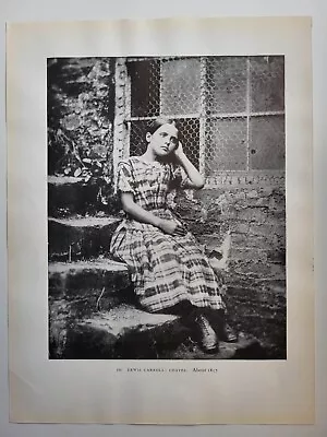 Victorian Photography Old Print Lewis Carroll Coates 1857 • £10