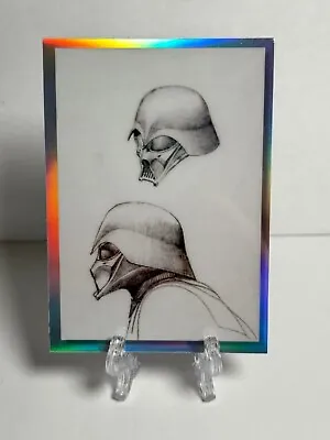 2022 Chrome Star Wars Original Trilogy Concept Art #OT-4 Darth Vader • $5.04