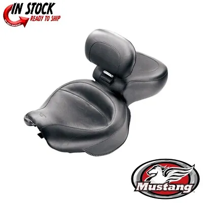 Mustang WideTouring Seat W/Driver Backrest Honda VT1100 Sabre 00-08/Shadow 87-97 • $892.40