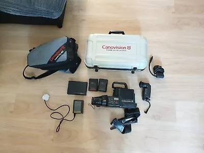 Vintage Canon Canovision 8 VM-E1 Camera Bundle W/ Hard Case HC-E1 • £79.99