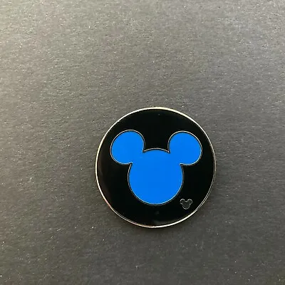 WDW - Hidden Mickey Collection - Mickey Icon - Blue - Disney Pin 51304 • $3.50