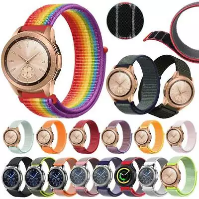 Universal Quick Release 20mm 22mm Woven Nylon Sport Loop Watch Band Strap • $9.89