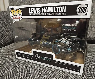 Lewis Hamilton With Car Funko Pop Rides 308 Formula 1 F1 Mercedes New In Box  • £49.99