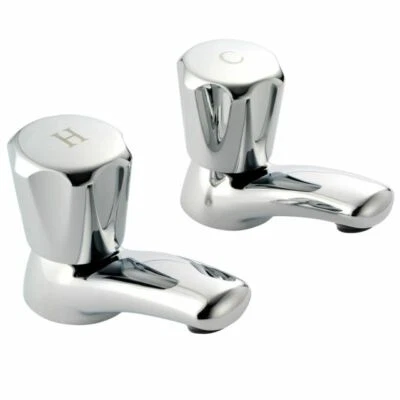 £28.50 • Buy Pegler Performa Polo P501 Basin Taps 434904 1/2  Chrome Plated (pair) - Vat Inc