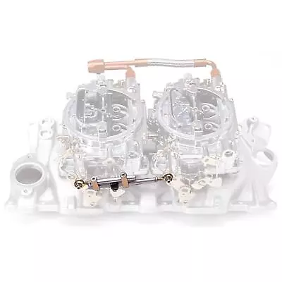 Edelbrock 7094 Dual Quad Chevy & Ford Intake Manifold Carburetor Linkage Kit • $89.95