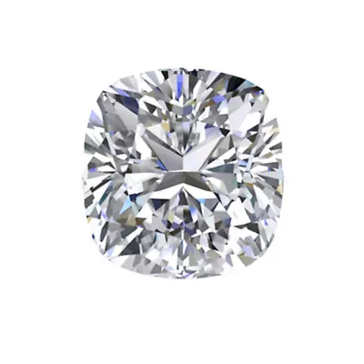 6.5mm 1.31CT Cushion Loose Lab Created VS1 / G-H Moissanite Pass TEST • $45.99