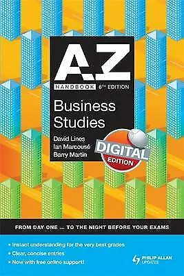 A-Z Business Studies Handbook A-Level Ian Marcouse • £4.50