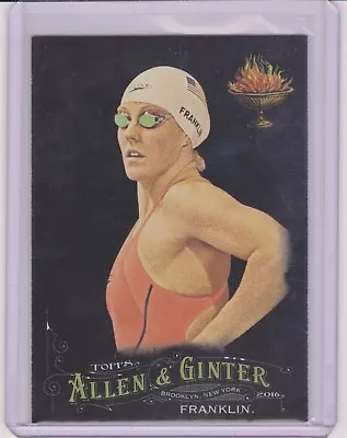 2016 Allen & Ginter X Missy Franklin Black Card #202 ~ Us Swimming Legend ~ Qnty • $2