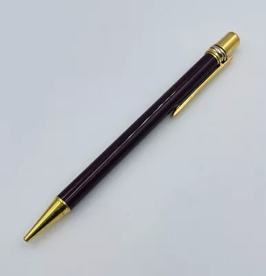 Must De Cartier Gold Plated Trinity Red Marble Ballpoint Pen • $350