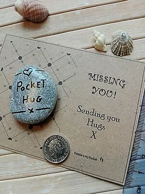 Missing You So Much Pocket Hug Keepsake Isolation Miss You Quarantine Gift Card • £3.79