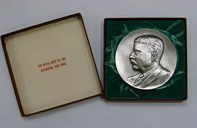 Teddy Roosevelt / Charles Barber - 6.82 Oz .999 Silver Medal - Metal Arts Co  • $146.50