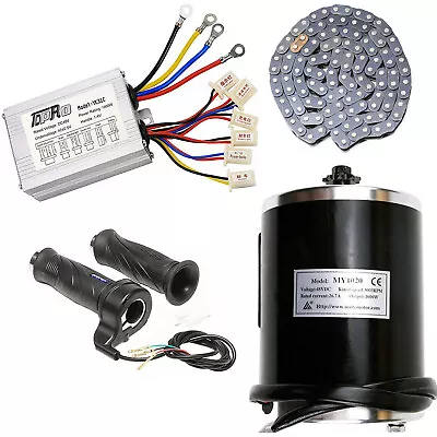 48V 1000W Electric Brush Motor Kit For Scooter Go Kart Mini Bike Quad Reversible • $134.45