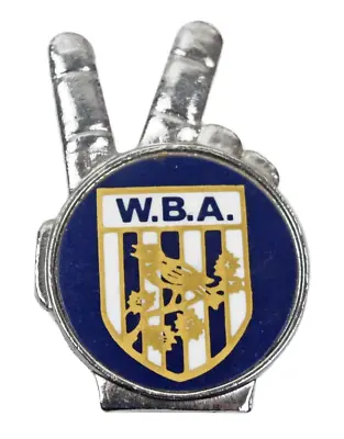 Vintage West Bromwich Albion Football Club Metal Insert Brooch Badge • £10