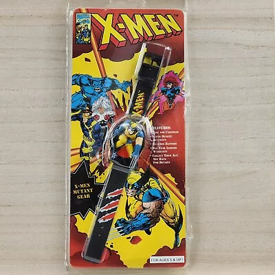 Marvel Comics X-Men Wolverine Mutant Gear 3D LCD Flip Up Watch 1994 90s Cartoon • $44.95