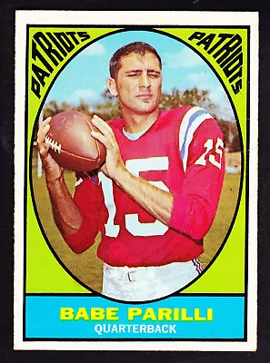 1967 Topps #2 Babe Parilli Patriots • $0.99